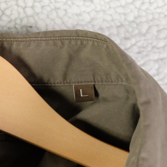 7 Diamonds Shirt Mens Large Brown Button Up Safari Pockets Outdoor Stretch - Picture 10 of 12